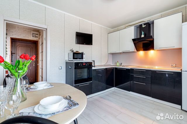 

1-к. квартира, 46 м², 2 кровати