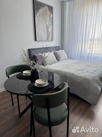 

Квартира-студия, 33 м², 2 кровати