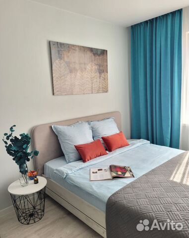 

1-к. квартира, 40 м², 2 кровати