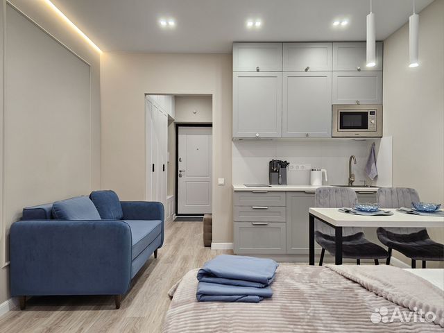 

Квартира-студия, 25 м², 2 кровати