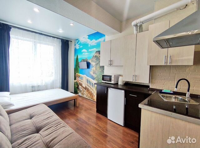 

Квартира-студия, 20 м², 2 кровати