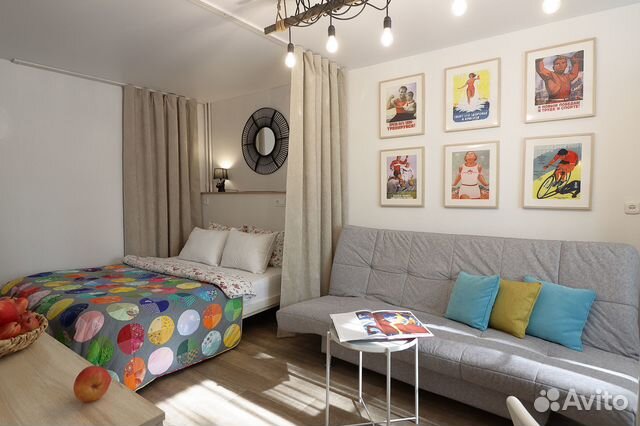 

1-к. квартира, 29 м², 2 кровати