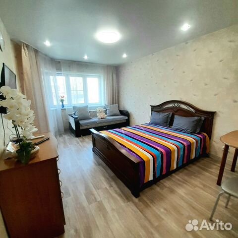 

1-к. квартира, 40 м², 3 кровати