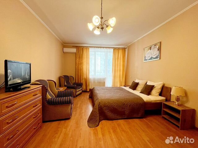 

1-к. квартира, 44 м², 2 кровати