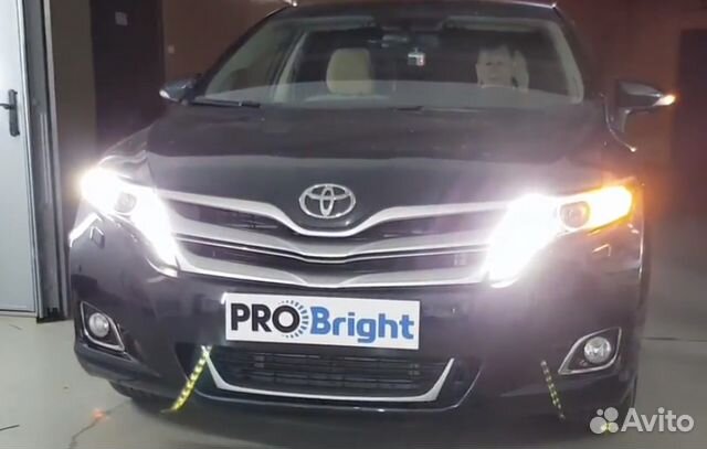 Дхо и стробоскопы в поворотники Toyota Venza