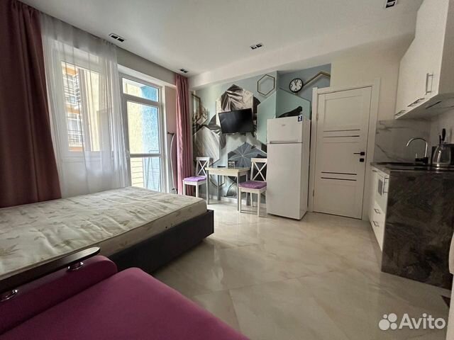 

Квартира-студия, 25 м², 2 кровати