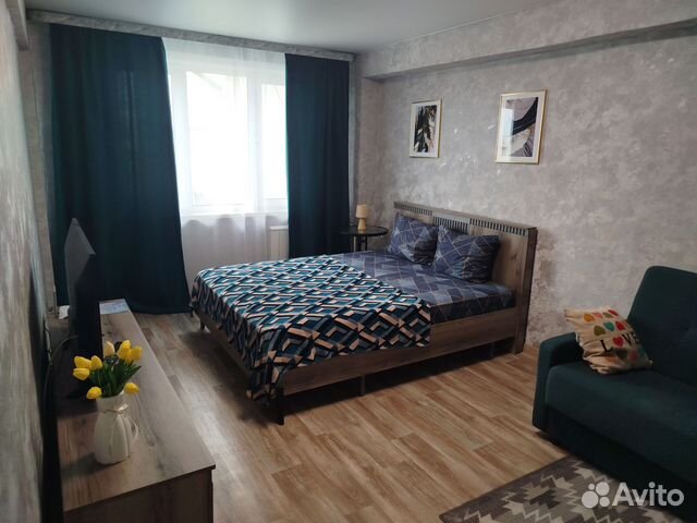 

1-к. квартира, 34 м², 2 кровати