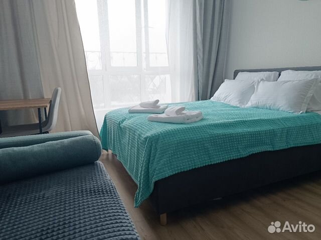 

Квартира-студия, 30 м², 2 кровати