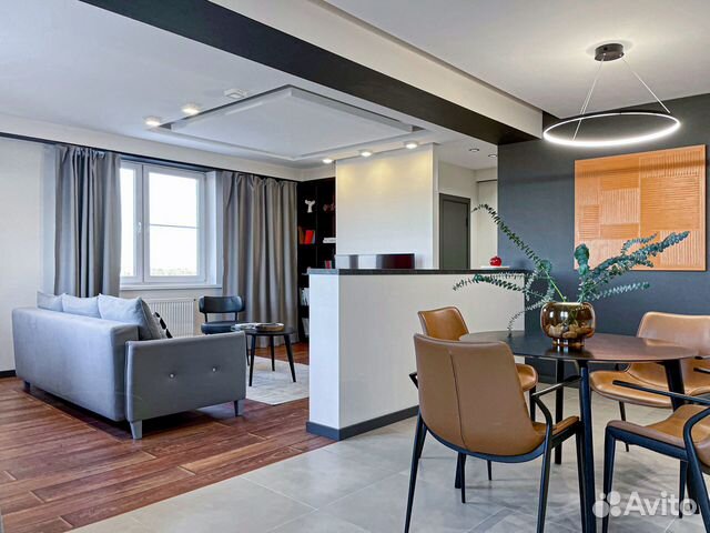 

3-к. квартира, 100 м², 4 кровати