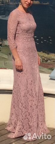 Потрясающее кружевное платье пудрового цвета Потрясающее кружевное платье пудрового цвета