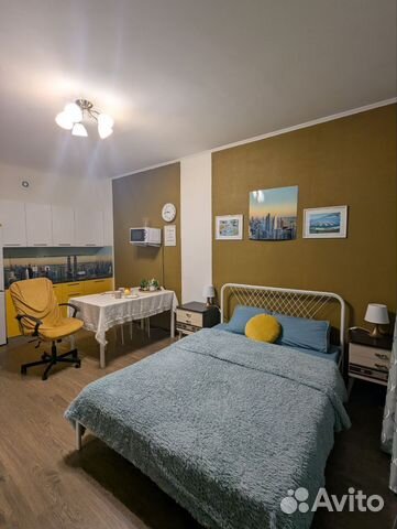 

Квартира-студия, 30 м², 2 кровати