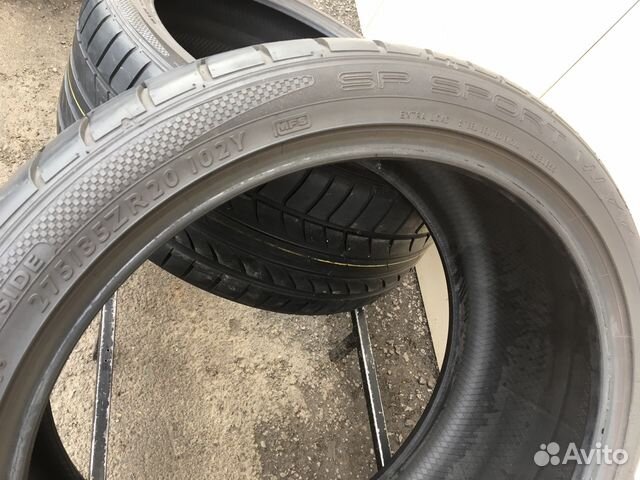 R20 275/35 Dunlop sp sport maxx TT пара как новая