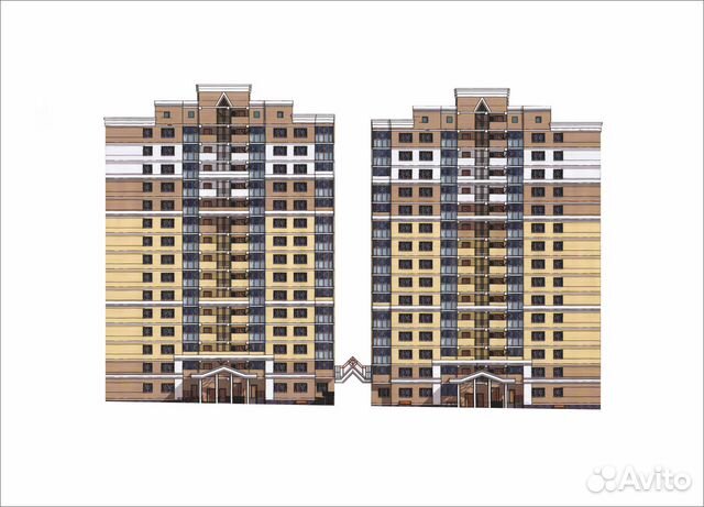 1-к квартира, 43.9 м², 9/16 эт.