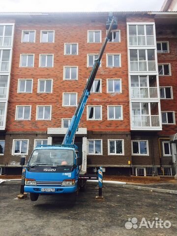 Аренда автовышки телескопической 22 метра Аренда автовышки телескопической 22 метра
