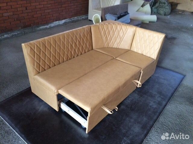 Кухонный угловой диван, со спальным местом