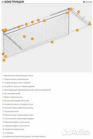 Промышленные секционные ворота