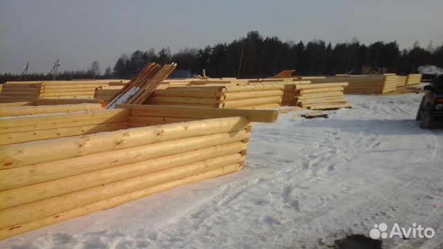 Сруб бани 4х5+2 крыша мансардная под рубанок