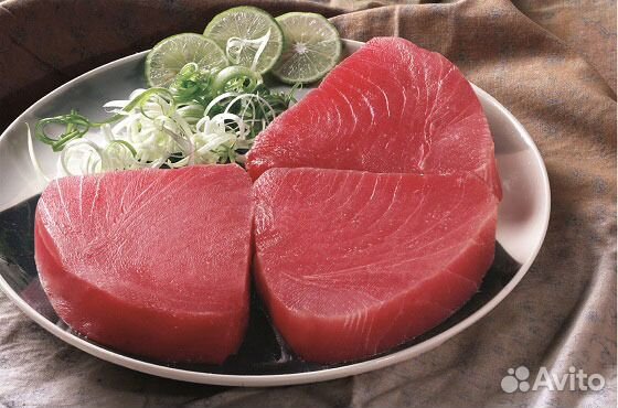 Тунец филе, стейки, полоски рыбы тунца