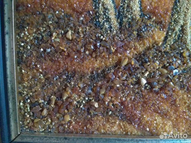 Картина из янтарной крошки