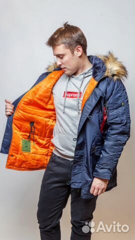 Аляска парка alpha industries N3B Slim Fit новые