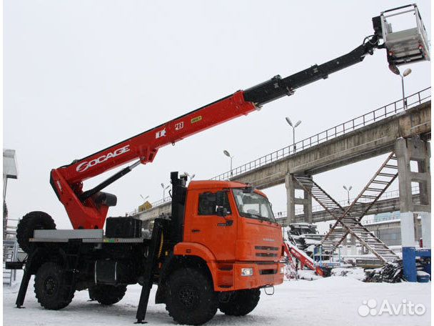 Аренда автовышки вездеход 28 метров