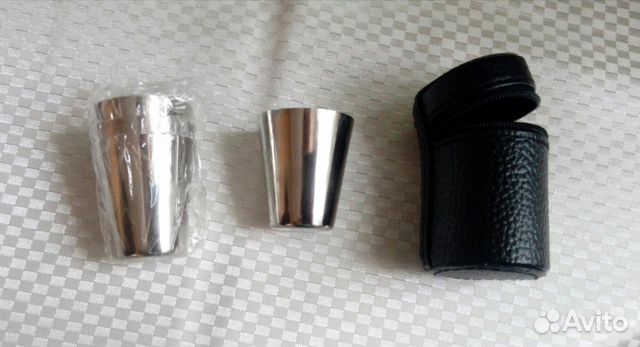 Новая Фляжка с рюмками