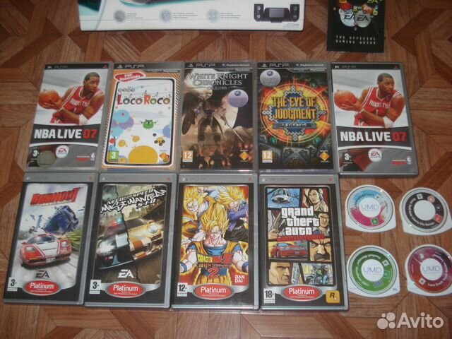 Диски Sony PSP + обмен
