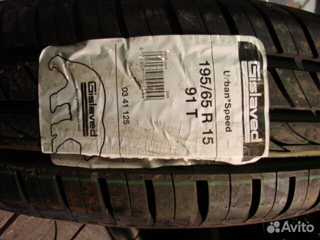 Шина 1шт 195/65R15 91T Gislaved Urban Speed