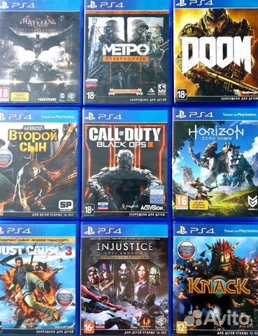 Игры PS4