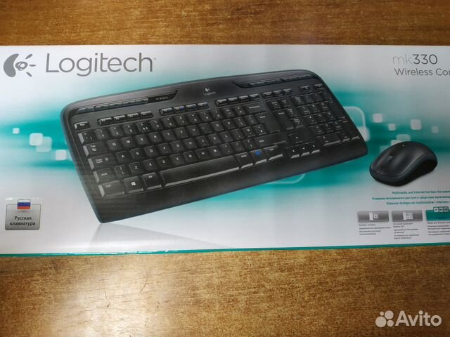 Logitech MK330 мышка+клавиатура Новые