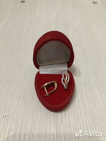 Серьги золотые 585 проба