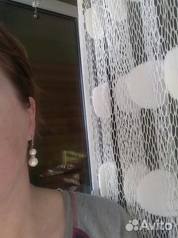 Серьги с розовым жемчугом Серьги с розовым жемчугом