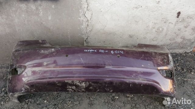 Бампер задний Хендэ Солярис после 010г