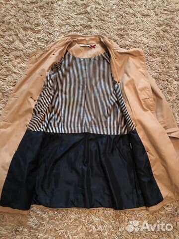 Плащ тренч stradivarius