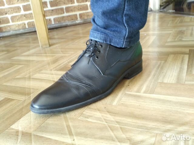 Туфли кожаные мужские 40-41р