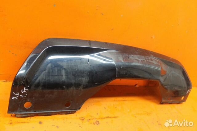 Юбка бампера задняя Bmw X6 F16 2014-2019 Юбка бампера задняя Bmw X6 F16 2014-2019