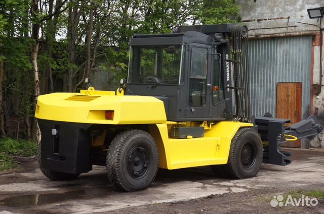 Погрузчик Komatsu FD-160E-7 + лапа для колёс белаз