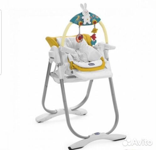 Детский стул для кормления Chicco polly magic