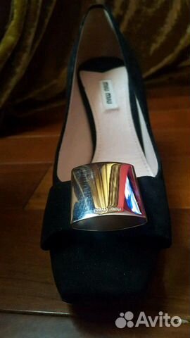 Туфли замшевые Miu Miu