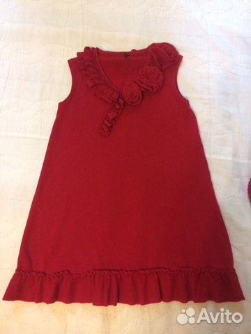 Сарафан шерстяной для девочки Benetton на 140 см Сарафан шерстяной для девочки Benetton на 140 см