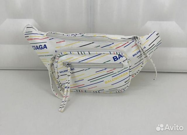 Поясная сумка Balenciaga Explorer с логотипом Поясная сумка Balenciaga Explorer с логотипом