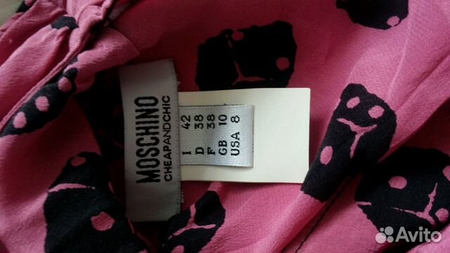 Платье-туника Moschino 100 шелк (оригинал)