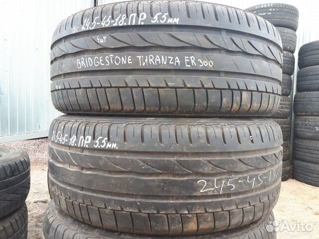 Шины 245 45 r18 bridgestone turanza er300 RF