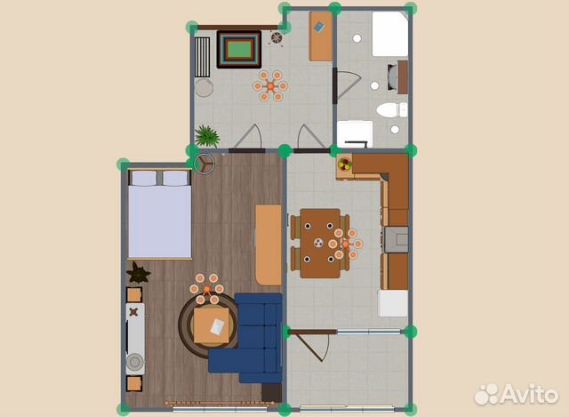 1-к квартира, 44.1 м², 16/16 эт.