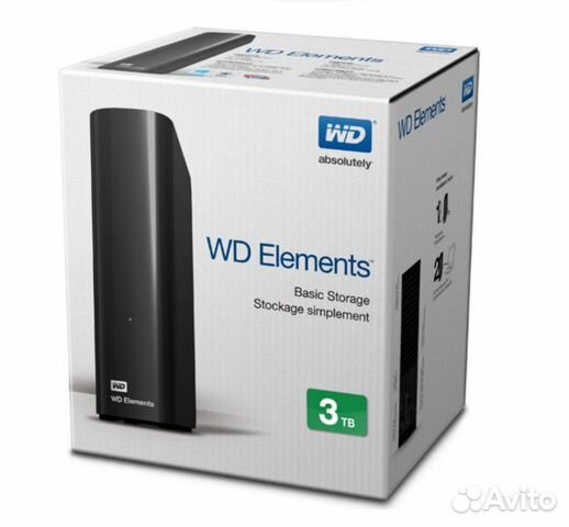 Внешний HDD Western Digital WD Elements Desktop 3