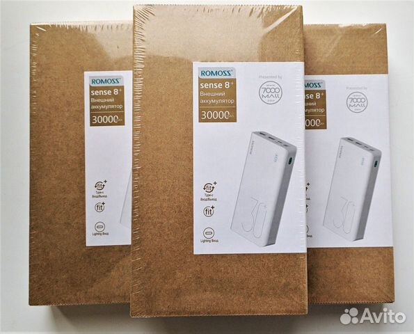 Power bank 30000mAh Romoss Sense 8+,Новый+Доставка Power bank 30000mAh Romoss Sense 8+,Новый+Доставка