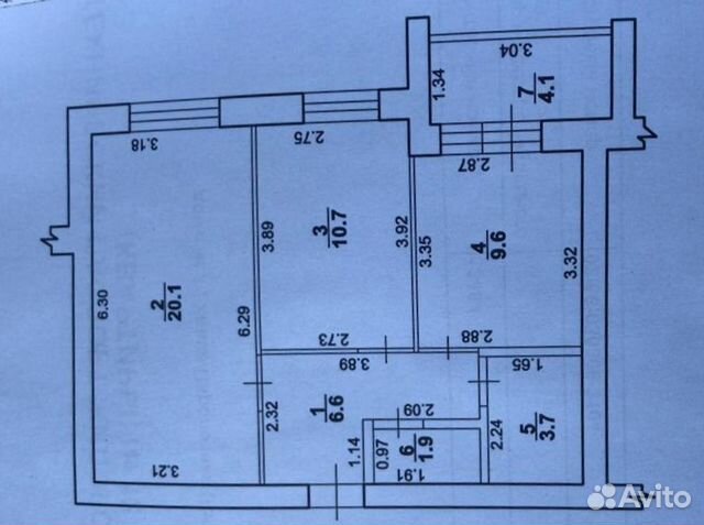 2-к квартира, 54 м², 2/5 эт. 2-к квартира, 54 м², 2/5 эт.