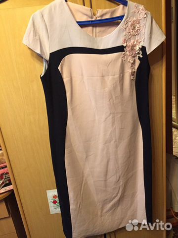 Комплект пальто с платьем