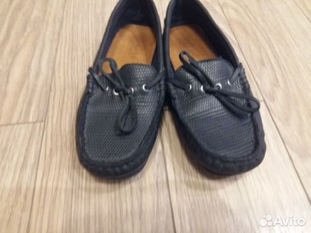 Мокасина детские Zara бу кожа