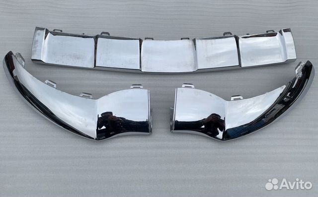 Накладка переднего бампера Mercedes GLE GLS AMG